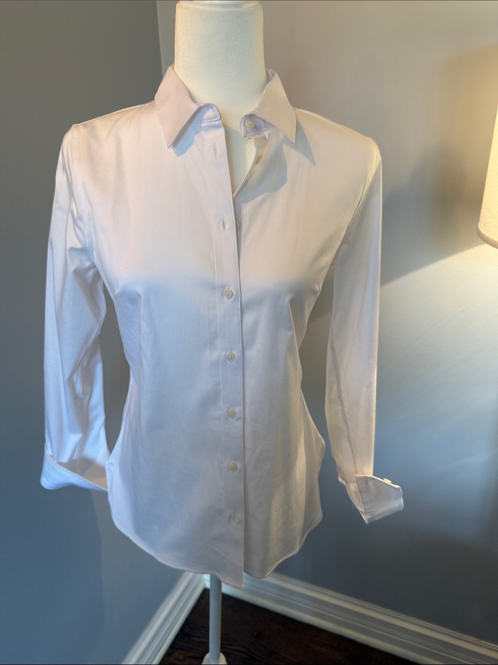 Banana Republic White Women's Button-Down Shirt